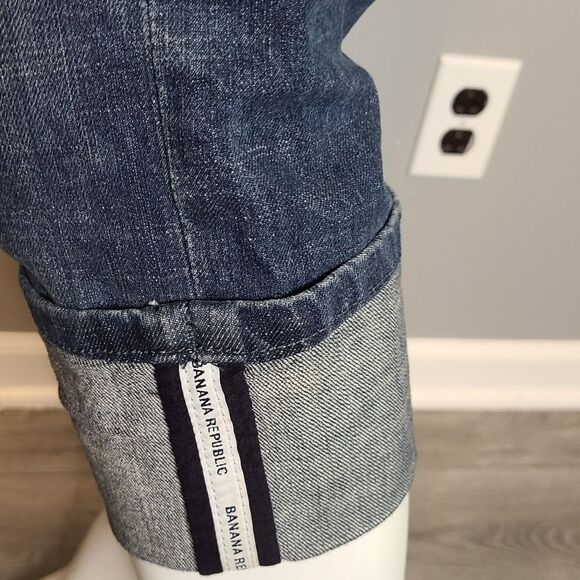 Banana Republic Cuffed Jean Capri sz 2P - Picture 8 of 13